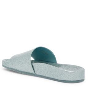 Aldo Shoes - Aldo Slides Light Blue Glitter NIB Aldo Shoes - Aldo Slides Light Blue Glitter NIB